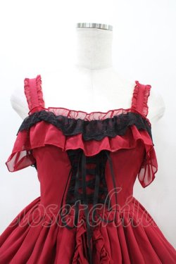 画像4: Vallee lys / Magical Fairylandジャンパースカート  ボルドー H-26-02-18-1026-GO-OP-KB-ZH