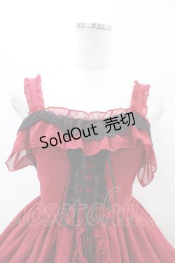 画像4: Vallee lys / Magical Fairylandジャンパースカート  ボルドー H-26-02-18-1026-GO-OP-KB-ZH