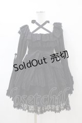 Vallee lys / Coquelicot Dress -gauze-  ブラック H-26-02-18-1028-GO-OP-KB-ZH