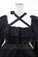 画像4: Vallee lys / Coquelicot Dress -gauze-  ブラック H-26-02-18-1028-GO-OP-KB-ZH (4)