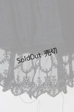 画像5: Vallee lys / Coquelicot Dress -gauze-  ブラック H-26-02-18-1028-GO-OP-KB-ZH