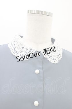 画像3: m petit by misako / AM*レースエリプリーツワンピース M ブルー H-26-02-18-1029-LO-OP-KB-ZH