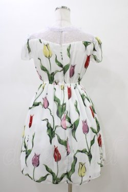 画像2: MILK / チューリーロマンスワンピース  ホワイトカラフル H-26-02-18-1032-ML-OP-KB-ZH