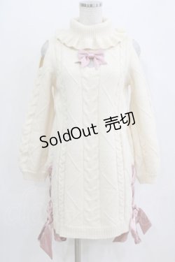 画像1: To Alice / ニットワンピース S オフ/ピンク H-26-02-18-047-LO-OP-NS-ZH