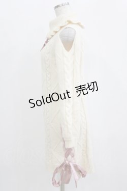 画像2: To Alice / ニットワンピース S オフ/ピンク H-26-02-18-047-LO-OP-NS-ZH