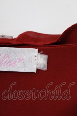 画像4: To Alice / フード付きワンピース 表記なし レッド H-26-02-18-048-LO-OP-NS-ZH