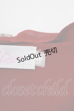 画像4: To Alice / フード付きワンピース 表記なし レッド H-26-02-18-048-LO-OP-NS-ZH