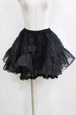 画像1: BABY,THE STARS SHINE BRIGHT / ふわふわパニエ Free ブラック H-26-02-18-052-BA-SK-NS-ZH