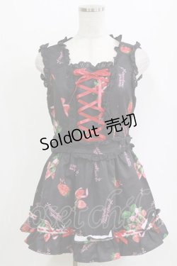 画像1: Ank Rouge / Strawberry SyndromeプリンセスSetup M ブラック H-26-02-18-057-CA-OP-NS-ZH