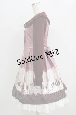画像2: Amavel / Piano Concertosワンピース Free ボルドー H-26-02-18-006-CA-OP-NS-ZH