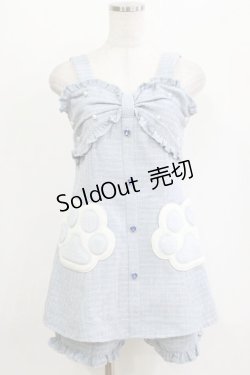 画像1: Ank Rouge / ネコちゃんプリンセスSetup M サックス H-26-02-18-058-CA-OP-NS-ZH