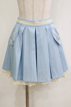 画像1: axes femme / フラップデザインキュロット M サックス H-26-02-18-059-AX-PA-NS-ZH