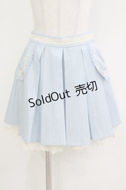 画像1: axes femme / フラップデザインキュロット M サックス H-26-02-18-059-AX-PA-NS-ZH