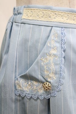 画像4: axes femme / フラップデザインキュロット M サックス H-26-02-18-059-AX-PA-NS-ZH