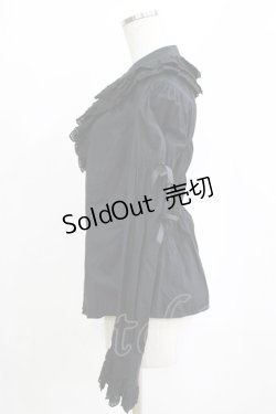 画像2: metamorphose / クラウンレースブラウス Free ブラック H-26-02-18-060-ME-BL-NS-ZH