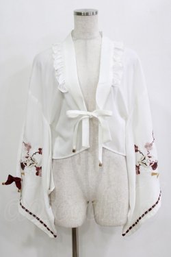 画像1: Amavel / おもひでの玩具箱和風羽織 Free オフ H-26-02-18-062-CA-TO-NS-ZH