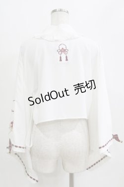 画像3: Amavel / おもひでの玩具箱和風羽織 Free オフ H-26-02-18-062-CA-TO-NS-ZH