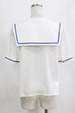 画像3: Amavel / くまさんアイスセーラーブラウス Free オフ/ブルー H-26-02-18-066-CA-BL-NS-ZH