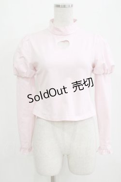 画像1: To Alice / ハートあきトップス S ピンク H-26-02-18-071-LO-TO-NS-ZH