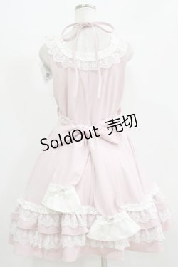 画像3: DearMyLove / ミルフィーユフリルジャンパースカート M ピンク H-26-02-18-001-0-OP-NS-ZH