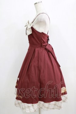 画像2: Amavel / Bears Bakeryジャンパースカート Free ワイン H-26-02-18-007-CA-OP-NS-ZH