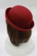 画像2: To Alice / フェルトハット  ワイン H-26-02-18-079-LO-AC-NS-ZH (2)