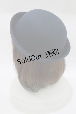 画像2: To Alice / フェルトハット  ネイビー H-26-02-18-080-LO-AC-NS-ZH