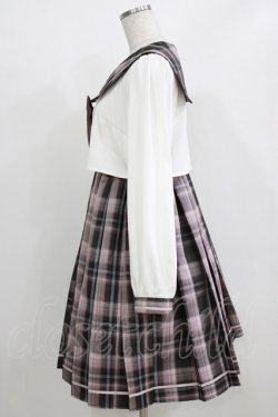 画像2: Amavel / Academic Emblemセットアップセーラーワンピース Free ピンク H-26-02-18-081-CA-OP-NS-ZH