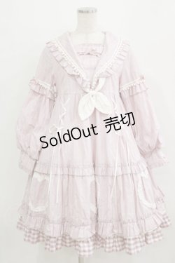 画像1: To Alice / ギンガムフリルワンピース S ピンク H-26-02-18-009-LO-OP-NS-ZH