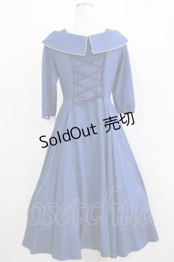 画像3: Innocent World / ハートレースワンピース M サファイアブルー×生成 /Sapphire Blue×Beige H-26-02-18-010-IW-OP-NS-ZH