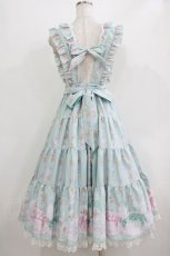 画像3: Angelic Pretty / 夢見るTiny Bearエプロン風ティアードスカート Free ミント H-26-02-18-014-AP-OP-NS-ZH (3)