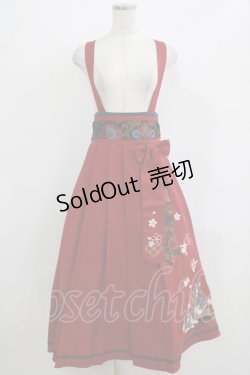 画像1: Amavel / 鈴猫みくじの縁結スカート Free レッド H-26-02-18-015-CA-SK-NS-ZH