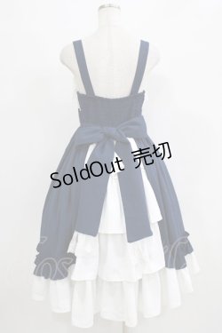 画像3: Chalmiere / 不思議の国のジャンパースカート M ネイビー H-26-02-18-002-0-OP-NS-ZH