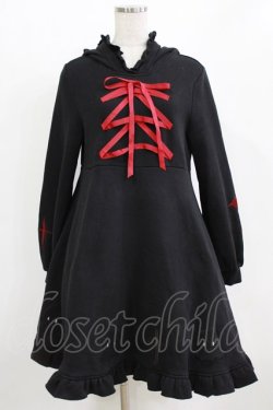 画像1: To Alice / フードカットワンピース S ブラック H-26-02-18-020-LO-OP-NS-ZH