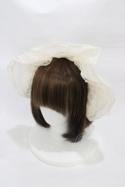 画像1: Angelic Pretty / Fantasicブリム付カチューシャ  アイボリー H-26-02-19-1001-AP-AC-NS-ZH