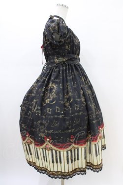 画像3: Enchantlic Enchantilly / アンティークエレガンスピアノワンピース Free ブラック/ワイン H-26-02-19-1035-LO-OP-NS-ZH