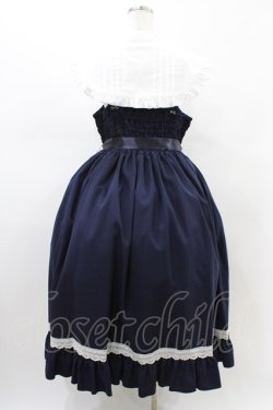 画像2: metamorphose / 【プラスサイズ】Priere〜星に祈りを〜ミディアムジャンパースカート プラスサイズ ネイビー H-26-02-19-1036-ME-OP-NS-ZH