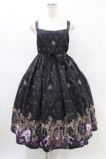 Enchantlic Enchantilly / すみれ姫の王冠 ティアードジャンパースカート Free ブラック H-26-02-19-1037-LO-OP-NS-ZH