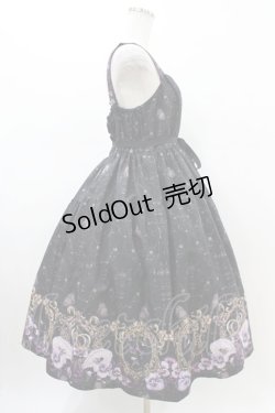 画像3: Enchantlic Enchantilly / すみれ姫の王冠 ティアードジャンパースカート Free ブラック H-26-02-19-1037-LO-OP-NS-ZH