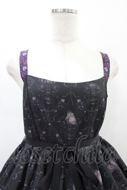 画像4: Enchantlic Enchantilly / すみれ姫の王冠 ティアードジャンパースカート Free ブラック H-26-02-19-1037-LO-OP-NS-ZH