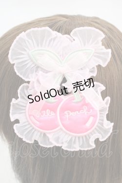 画像2: Nile Perch / ワッペン バレッタ&ブローチ   ピンク H-26-02-19-1005-LO-AC-NS-ZH