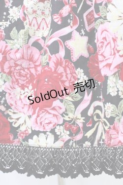 画像5: BABY,THE STARS SHINE BRIGHT / スローモーションブーケ〜あの日の私の想い〜柄ジャンパースカートII Free ブラック H-26-02-19-1038-BA-OP-NS-ZH