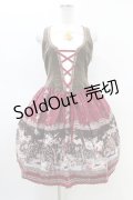 ALICE and the PIRATES / Le Petit Chaperon rouge〜黒い森の乙女〜柄ジャンパースカートI Free レッド H-26-02-19-1039-PA-OP-NS-ZH