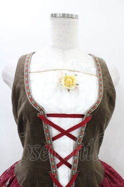 画像4: ALICE and the PIRATES / Le Petit Chaperon rouge〜黒い森の乙女〜柄ジャンパースカートI Free レッド H-26-02-19-1039-PA-OP-NS-ZH