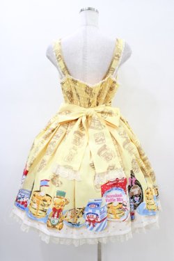 画像2: Angelic Pretty / Honey Cakeラウンドジャンパースカート Free イエロー H-26-02-19-1040-AP-OP-NS-ZH