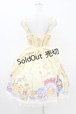 画像2: Angelic Pretty / Honey Cakeラウンドジャンパースカート Free イエロー H-26-02-19-1040-AP-OP-NS-ZH