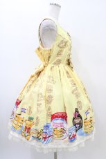 画像3: Angelic Pretty / Honey Cakeラウンドジャンパースカート Free イエロー H-26-02-19-1040-AP-OP-NS-ZH (3)