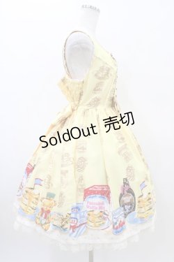 画像3: Angelic Pretty / Honey Cakeラウンドジャンパースカート Free イエロー H-26-02-19-1040-AP-OP-NS-ZH