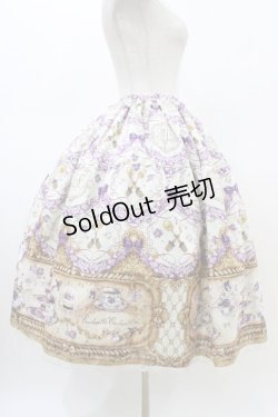 画像3: Enchantlic Enchantilly / すみれのお茶会ティアードスカート Free 生成り H-26-02-19-1042-LO-SK-NS-ZH
