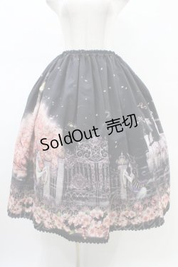 画像1: Enchantlic Enchantilly / 幻影桜城〜夢幻の一角獣〜スカート M ブラック H-26-02-19-1043-LO-SK-NS-ZH